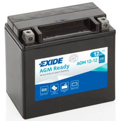 Akumulator Exide AGM12-12 L+ 12Ah 200A(EN) 150x90x145 YTX14-BS Akumulatorji Exide 51.01