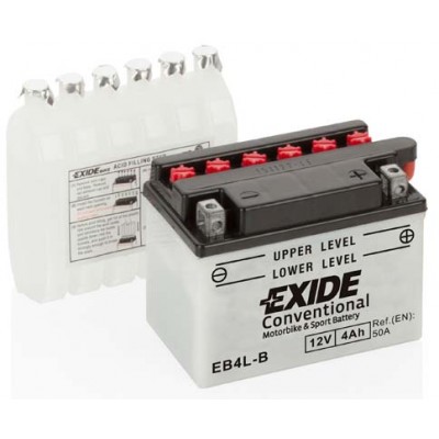 Akumulator Exide EB4L-B D+ 4Ah 50A(EN) 120x70x92 YB4L-B Akumulatorji Exide 16.39