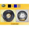 Kabel 2x0.75mm² za prikolico Hella 2 žilni