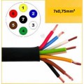 Kabel 7x0.75mm² za prikolico Hella 7 žilni