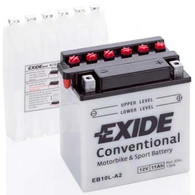 Akumulator Exide EB10L-A2 D+ 11Ah 130A(EN) 135x90x145 YB10L-A2 Akumulatorji Exide 48.66