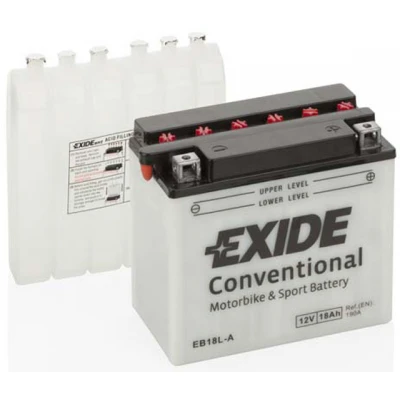 Akumulator Exide EB18L-A D+ 18Ah 190A(EN) 180x90x162 YB18L-A Akumulatorji Exide 77.88