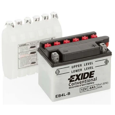 Akumulator Exide EB4L-B D+ 4Ah 50A(EN) 120x70x92 YB4L-B Akumulatorji Exide 14.39