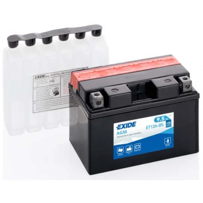 Akumulator Exide ET12A-BS L+ 9,5Ah 120A(EN) 150x87x105 YT12A-BS Akumulatorji (Exide) Akumulator Exide ET12A-BS L+ 9,5Ah 120A(EN) 150x87x105 YT12A-BS Akumulatorji Exide 49.90