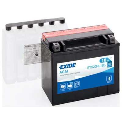 Akumulator Exide ETX20HL-BS D+ 18Ah 270A(EN) 175x87x155 YTX20HL-BS Akumulatorji Exide 78.25