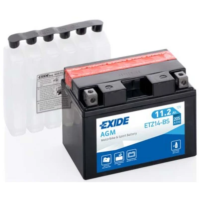 Akumulator Exide ETZ14-BS L+ 11Ah 205A(EN) 150x87x110 YTZ14-BS Akumulatorji Exide 53.54