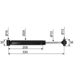 Amortizer naletne zavore 131R 357048 AL-KO