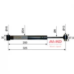 Amortizer naletne zavore 161S do 1993 AL-KO