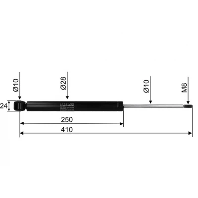Amortizer naletne zavore 200S SV SR 20717303 AL-KO Naletni sistemi (AL-KO) Amortizer naletne zavore 200S SV SR 20717303 AL-KO Naletni sistemi AL-KO 110.98