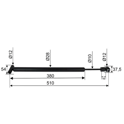 Amortizer naletne zavore 251S 251R 370589 AL-KO Naletni sistemi (AL-KO) Amortizer naletne zavore 251S 251R 370589 AL-KO Naletni sistemi AL-KO 79.65