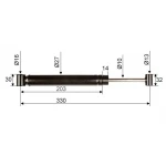 Amortizer naletne zavore 251VB 251G 372641 AL-KO