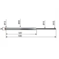 Amortizer naletne zavore KF25A KFG27 KV20HV-C KFL20-B 87003113 Knott