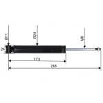 Amortizer naletne zavore WAE 1202 star tip 285 mm 702090 Westfalia