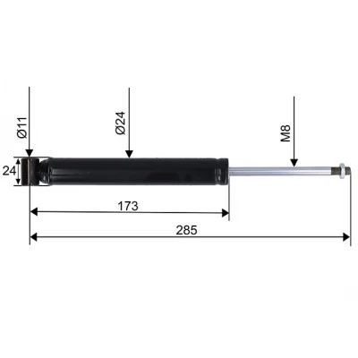 Amortizer naletne zavore WAE 1202 star tip 285 mm 702090 Westfalia Naletni sistemi Westfalia 69.93