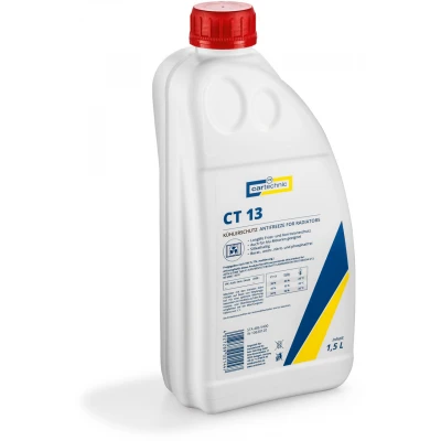 Antifriz hladilna tekočina G13 rdeč vijolčna Cartechnic 1,5L Obvezna oprema in dodatki (Cartechnic) Antifriz hladilna tekočina G13 rdeč vijolčna Cartechnic 1,5L Obvezna oprema in dodatki Cartechnic 6.99