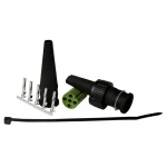 Bajonetni konektor 5 polni zelen