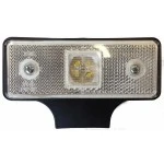 Gabaritna luč bela z nosilcem LED L1041