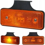 Gabaritna luč oranžna z nosilcem LED L1035