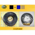 Kabel 2x0.75mm² za prikolico Hella 2 žilni Kabel 2x0.75mm² za prikolico Hella 2 žilni