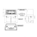 Luč za registrske tablice LED 12V 24V L4516 Luč registerske tablice (kamar) Luč za registrske tablice LED 12V 24V L4516 Luč registerske tablice kamar 17.93