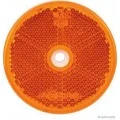 Odsevnik za prikolico oranžen okrogli 60 mm