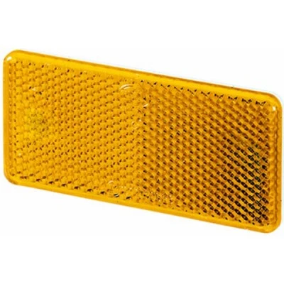Odsevnik za prikolico oranžen pravokoten samolepilni 90x40 Odsevniki Hella 2.50
