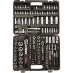 Set natičnih ključev 1/4'' 3/8'' 1/2'' 172-delni 