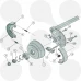 Zavorni boben 160x35 4x100 16-1365 z ležajem 409697B002 Knott Zavorni bobni (Knott) Zavorni boben 160x35 4x100 16-1365 z ležajem 409697B002 Knott Zavorni bobni Knott 81.25
