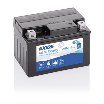Akumulator Exide AGM12-4 D+ 3Ah 50A(EN) 113x70x85 ET4L-BS YTX4L-BS Akumulatorji Exide 28.44