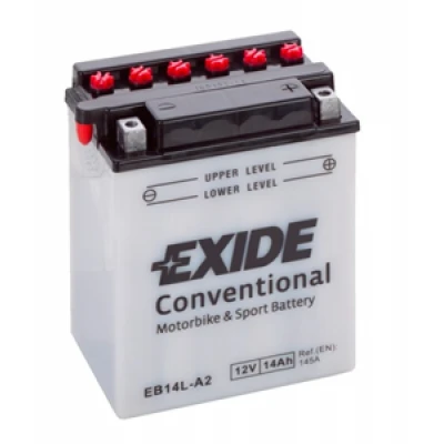 Akumulator Exide EB14L-A2 D+ 14Ah 145A(EN) 134x89x166 YB14L-A2 Akumulatorji Exide 53.49